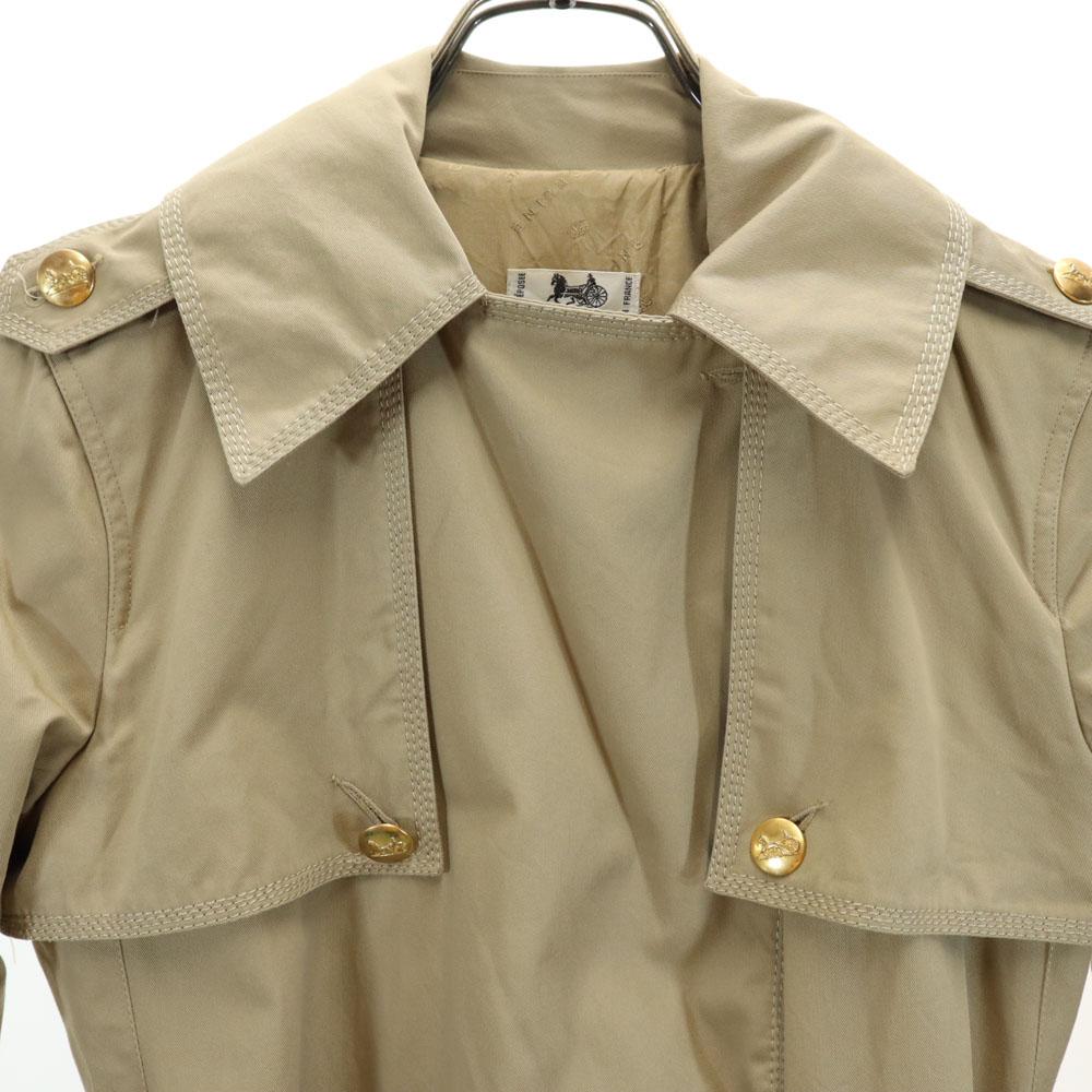 Celine 90er Jahre Hergestellt in Frankreich JSC-Periode Alter Trenchcoat 36 Beige Damen Gebraucht