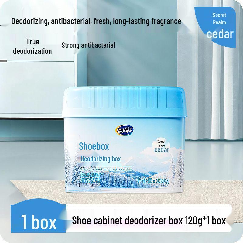 Cedar Antibacterial Deodorizer Box: Long-Lasting Fresh Fragrance for Shoes, Wardrobe, Toilet & Car Secret Realm Antibacterial Deodorizer Box