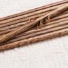 High-End Natural Solid Wood Chopsticks - Red Sandalwood & Chicken Wing Wood, No Paint or Wax, Healthy & Practical