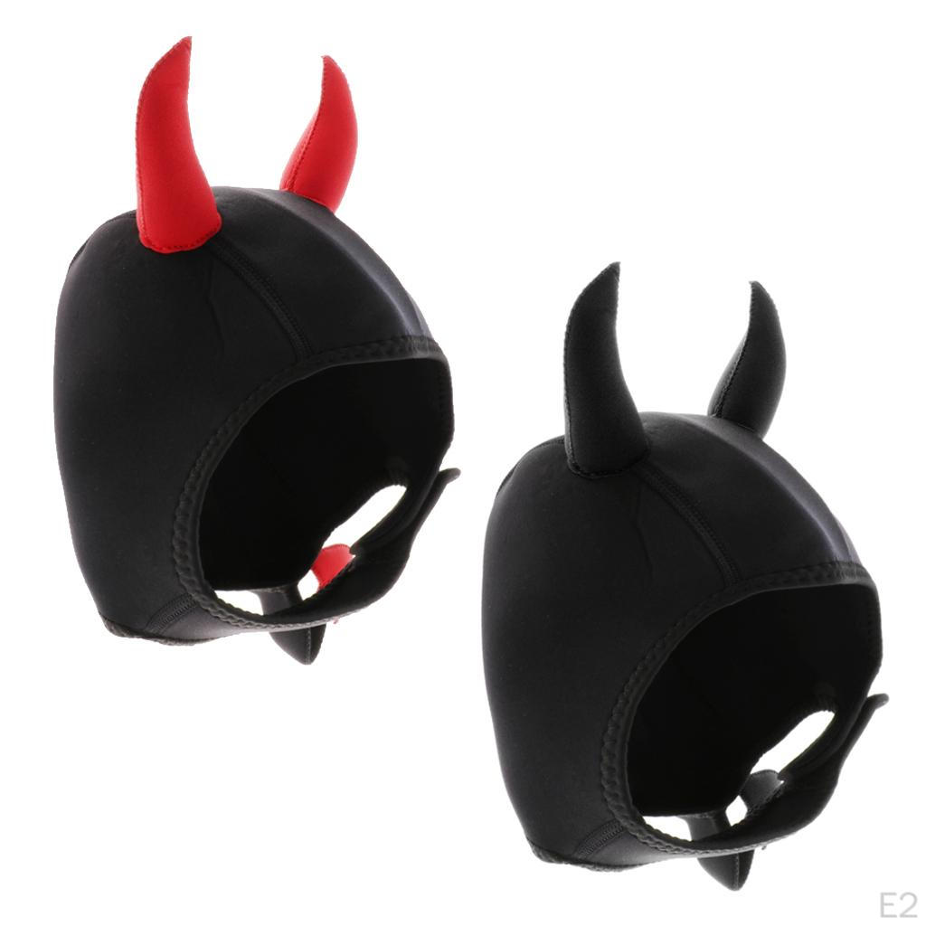 3mm Neoprene Cartoon Snorkeling Hoods Warm Hood Cap