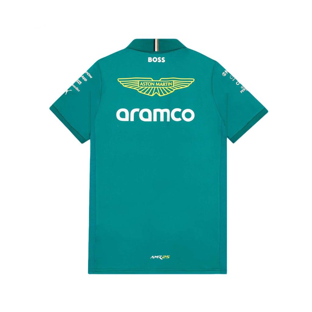 Puma X Aston Martin Aramco F1 Polo Shirt Men Tops 713695-01