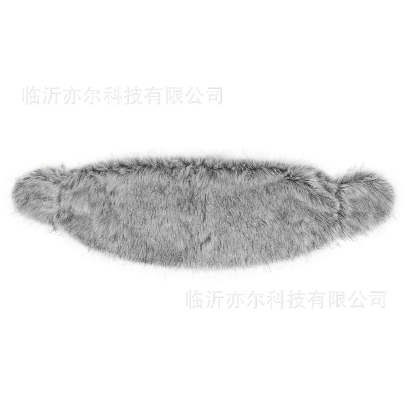 Viking Shawl Sleeves Foot Covers Skirt Set Faux Fur Cloak Scarf Halloween Show Costume