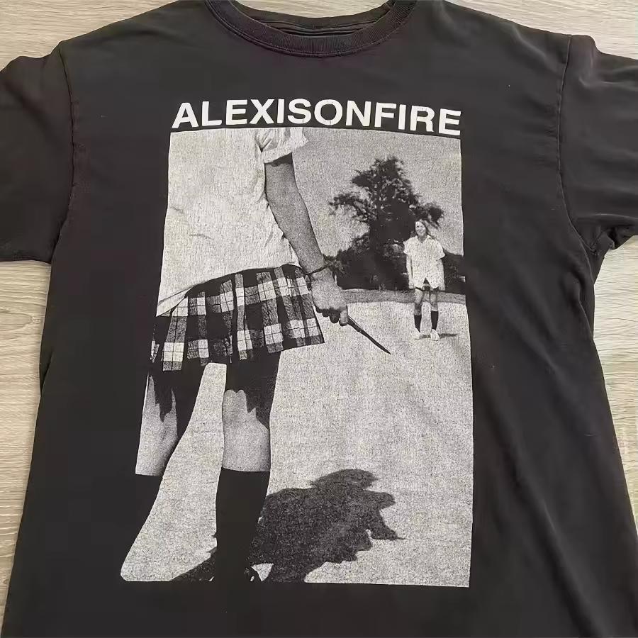 Unisex Pattern T-Shirt Cotton Short Sleeve Humor Monochrome Print Regular Version Short Sleeve Casual Shirt Graphic T Shirts
