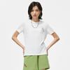 Li Ning Chinese Culture Series Pattern Printed Casual Round Neck Short Sleeve T-Shirt Women Tops Off-White AHST432-1
