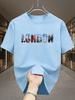 Summer Unisexs 100 Pure Cotton Casual Fashionable Loose Boston EST 1997 Printed Round Neck Short Sleeved TShirt Versatile Top