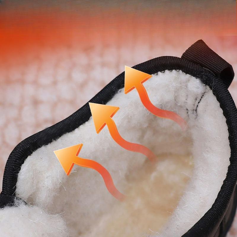 Winter Women's Cotton Shoes, Soft-soled Non-slip Mother Shoes, Plus Velvet Thickened Warmth, Middle-aged and Elderly Cotton Boots