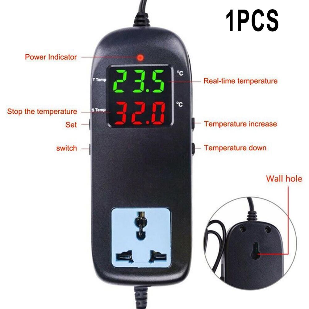 Controler de temperatură cu display digital cu LED termostat electronic cu senzor de temperatură