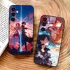 A-Asuna K-Kirito Handyhülle Für Samsung Galaxy A73,A72,A71,A70,A53,A52,A51,Weiche Silikon Schwarze Hülle