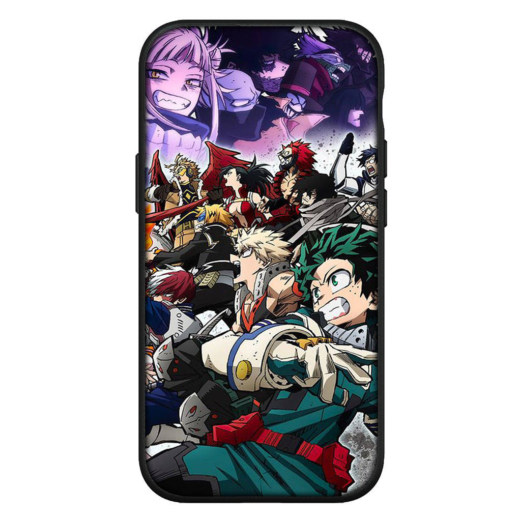 

Чехол для iPhone 16 15 Xiaomi Redmi Note 14 13 12 11 Pro Max X 8 9 16e Samsung Galaxy S25 S24 S23 Moto OPPO Huawei My Hero Academia BNHA Phone Case for Redmi Note 14 Pro 4G болюс