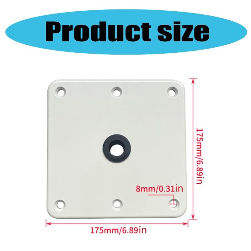 Marine Grade Aluminum Alloy Boat Seating Base Suitable for Fishing Boats Canoes Various Watercrafts Enhanced Comfortable