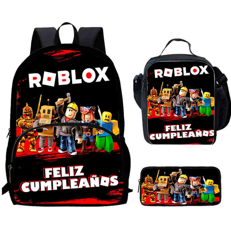 Roblox Printed Backpack, Children'S And Elementary School Bags