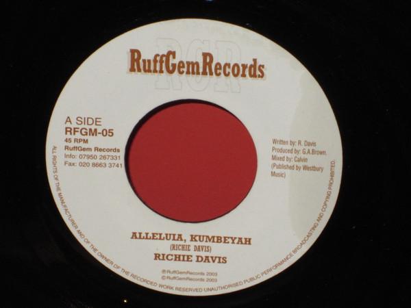 

7inch Record RICHIE DAVIS , GEE BROWN (3) - Alleluia Kumbeyah / International D RFGM05 RuffGem Records 2003 UK Reggae, Ska & Dub Used