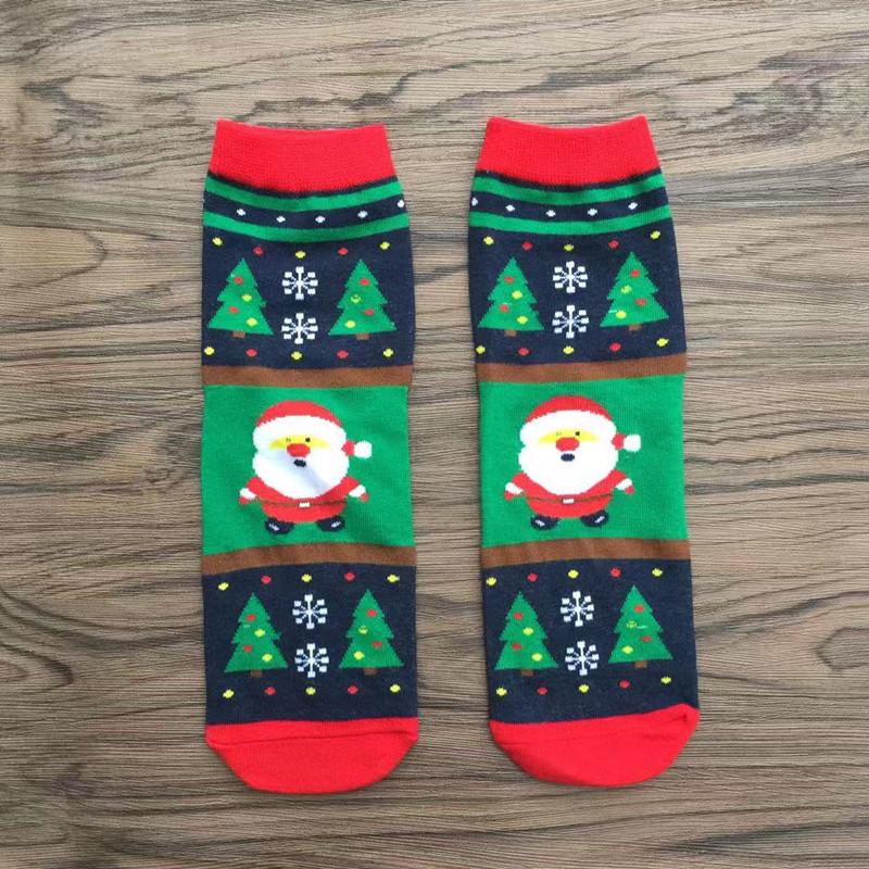 Winter Autumn Women Cotton Cartoon Pattern Socks Female Girl Cute Warm Funny Socks Christmas Gifts