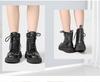 Autumn/Winter Unisex High-Top Punk Retro Flame Thick-Soled Height-Increasing Martin Boots