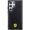 Ferrari Fehms24Lp3Bak S24 Ultra S928 Czarny/Black Hardcase Hot Stamp V Lines Magsafe