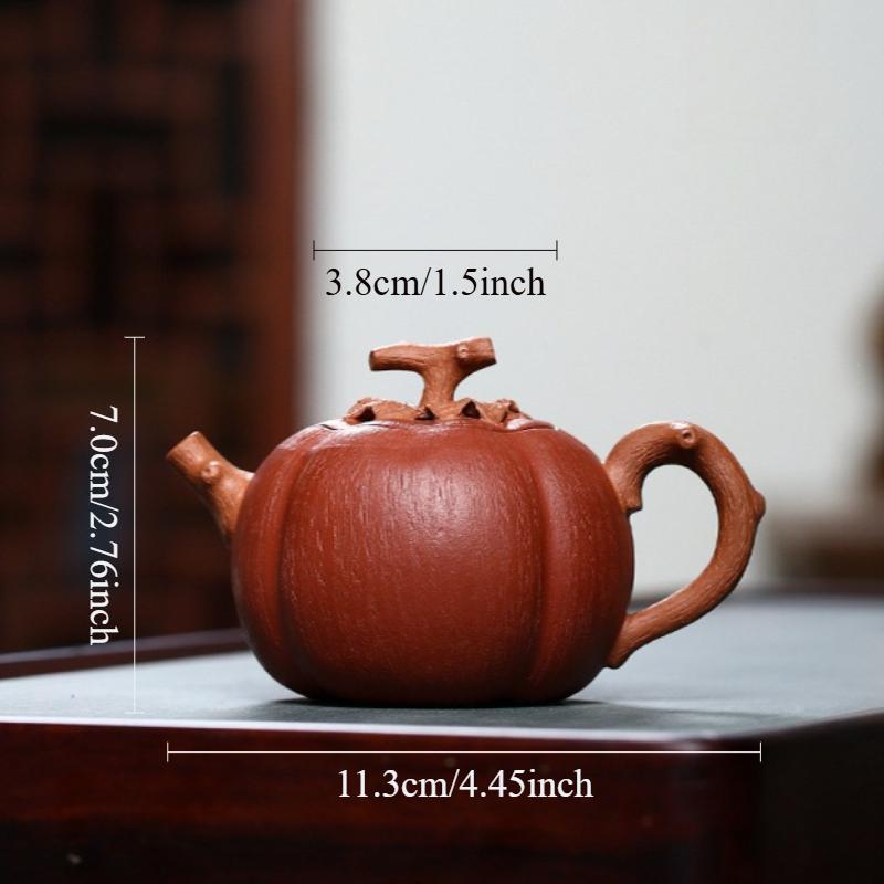 

150ml Clear Cement Persimmon Purple Clay Pot Household Small Capacity Teapot Chinese Handmade Teapot Tea Set Accessories