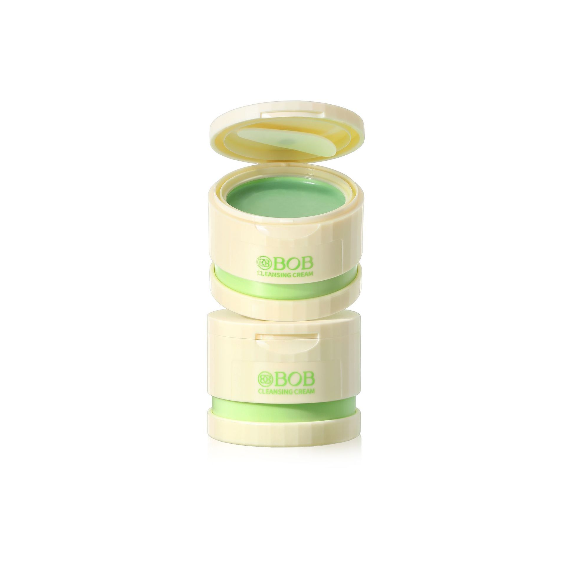 BOB Avocado Cleansing Makeup Remover Gentle Non-irritating Refreshing Soft Face Eye Lips Deep Cleansing Makeup Remover Woman 100g+5g