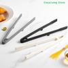 [CL]Silicone Non-Stick Grill Tongs Food Bread Clip Heat Resistant BBQ Salad Cooking Serving Clamp Steak Pasta Clip For Kitchen