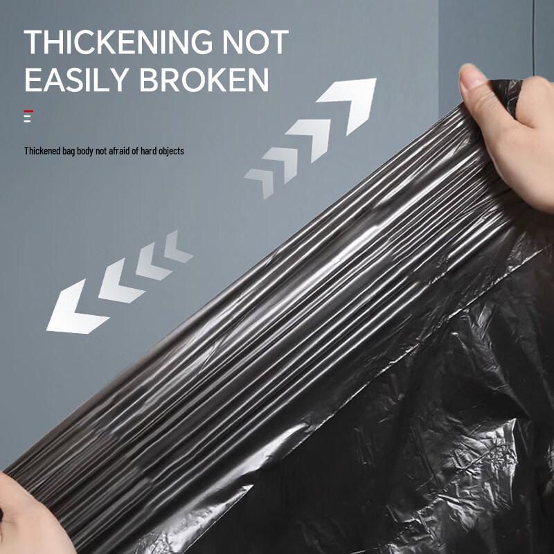Sodolike Heavy-Duty Black Flat-Top Trash Bags