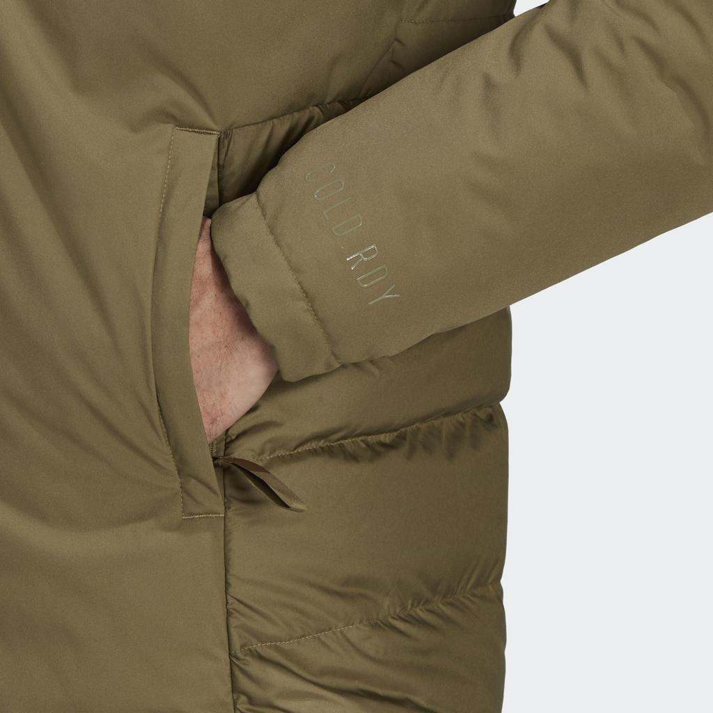 adidas Down Jackets Men's Green Hooded Moderate Other GT6564