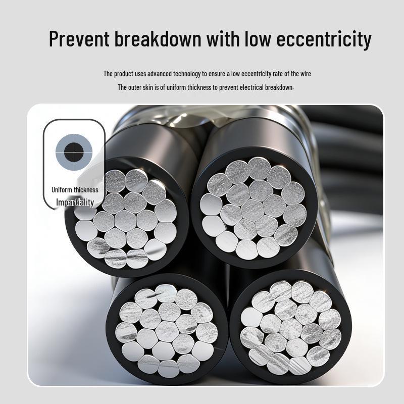 Shunkai Aluminum Core XLPE Insulated Flame Retardant Weather-Resistant Multi-core Aerial Cable for High and Low Voltage