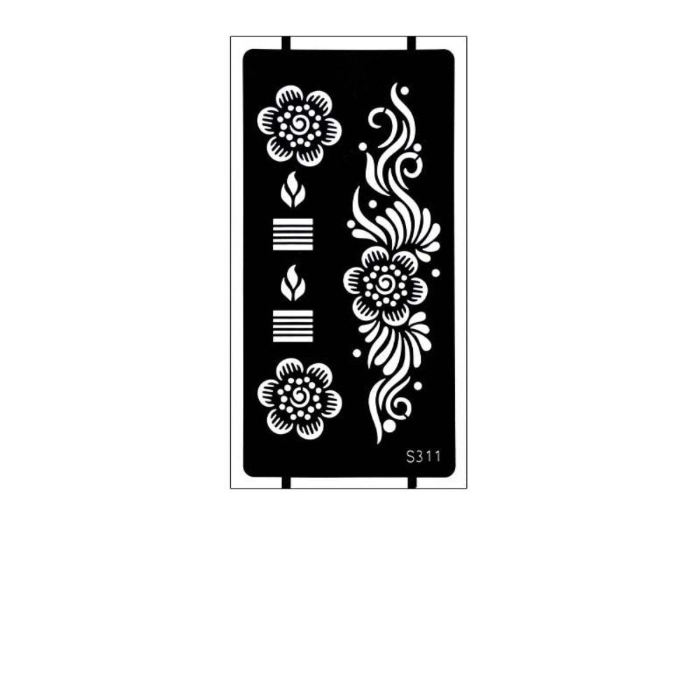 Legs Arm Temporary Tattoo Template Lace Fake Tattoo Henna Tattoo Decals Finger Hand S 0311