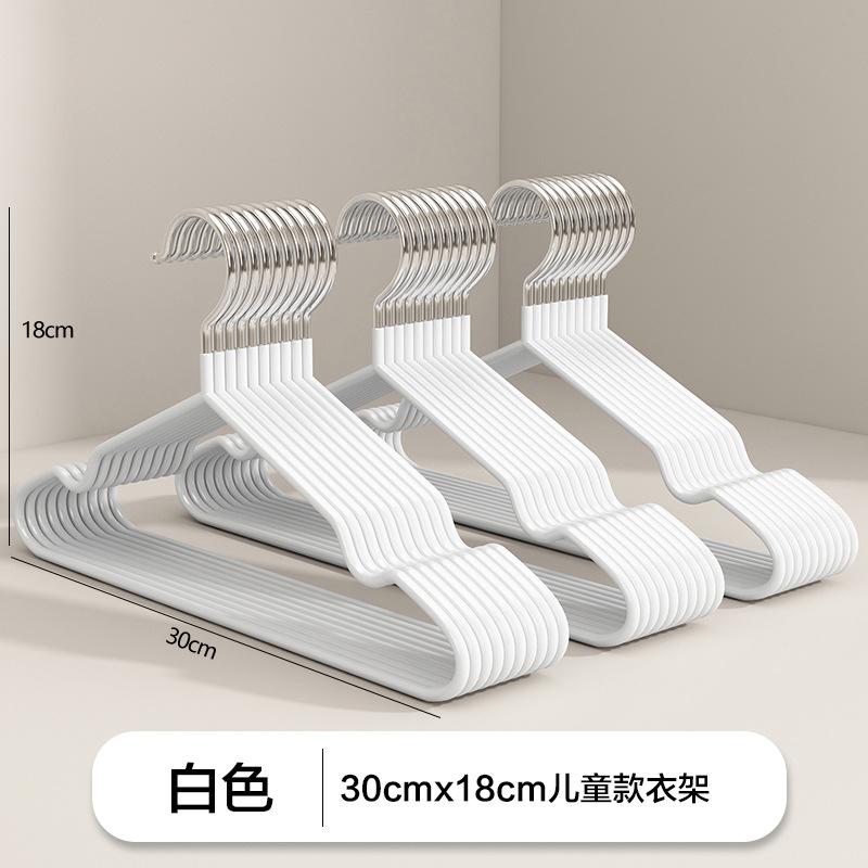 Non-Slip Coated Metal Suit Coat Hangers Heavy Duty Clothes Hangers Metal Shirt Jacket Hanger with Round Notches for Dress