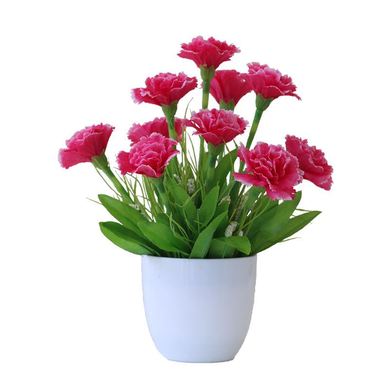 Silk Rose Bonsai: Artificial Flowers & Greenery for Indoor/Outdoor Decor