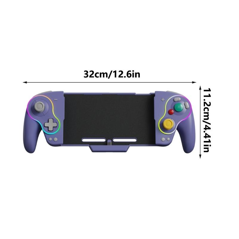 Retro Game Controller For NSO Mechanical Button High Sensitivity Joysticks with LED Lights
