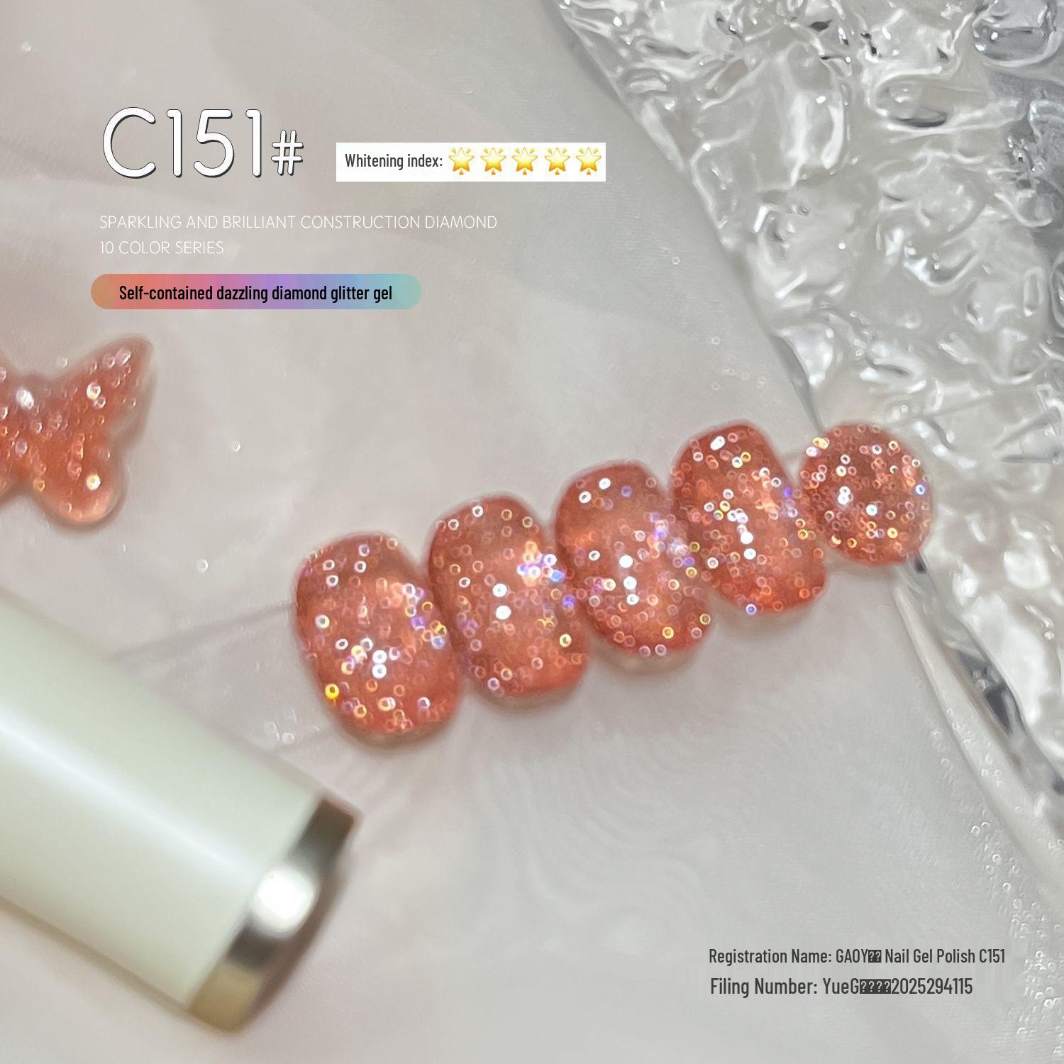 Гель-лак Goya Builder 2026: Маникюр «Супер Блеск Серебряный Кристалл»