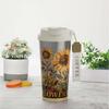 Titanium Water Bottle 520ml Capacity Drinking Cup with Lanyard Travel Coffee Mug Insulated Tumbler
