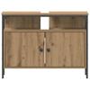 Artisan Oak Washbasin Cabinet 80 x 30 x 60 cm Engineered Wood