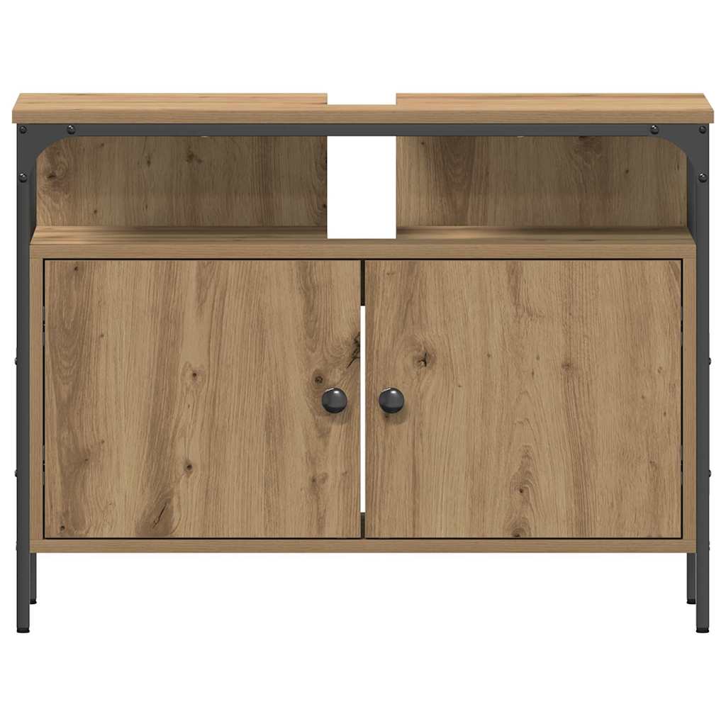 Artisan Oak Washbasin Cabinet 80 x 30 x 60 cm Engineered Wood