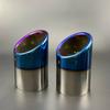 2pcs For Mazda CX-5 CX5 CX-8 CX-9 Auto Accessories Stainless Steel Car Exhaust Pipe Muffler Tail Throat Exterior Refit Products