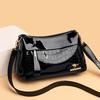 3 Layers Women Handbag Purses Luxury Designer Patent Leather Shoulder Messenger Bags for Female Vintage Crocodile Summer Sac