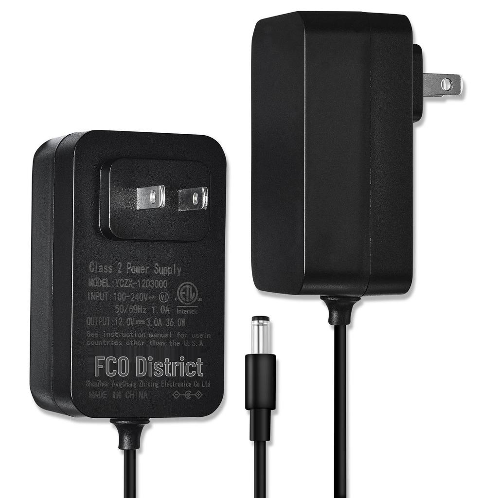 ETL/FCC Certified 12V/3A & 24V/1.5A US Standard Power Adapter for LED Strip & Smart Makeup Mirror