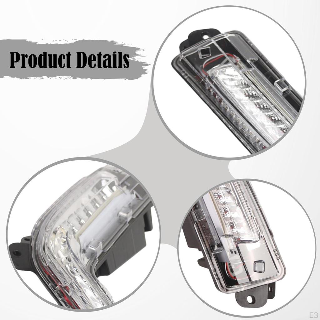 Daytime Running Light Assembly Lamp Auto Parts Performance LED Beads Direct Replacement for 308