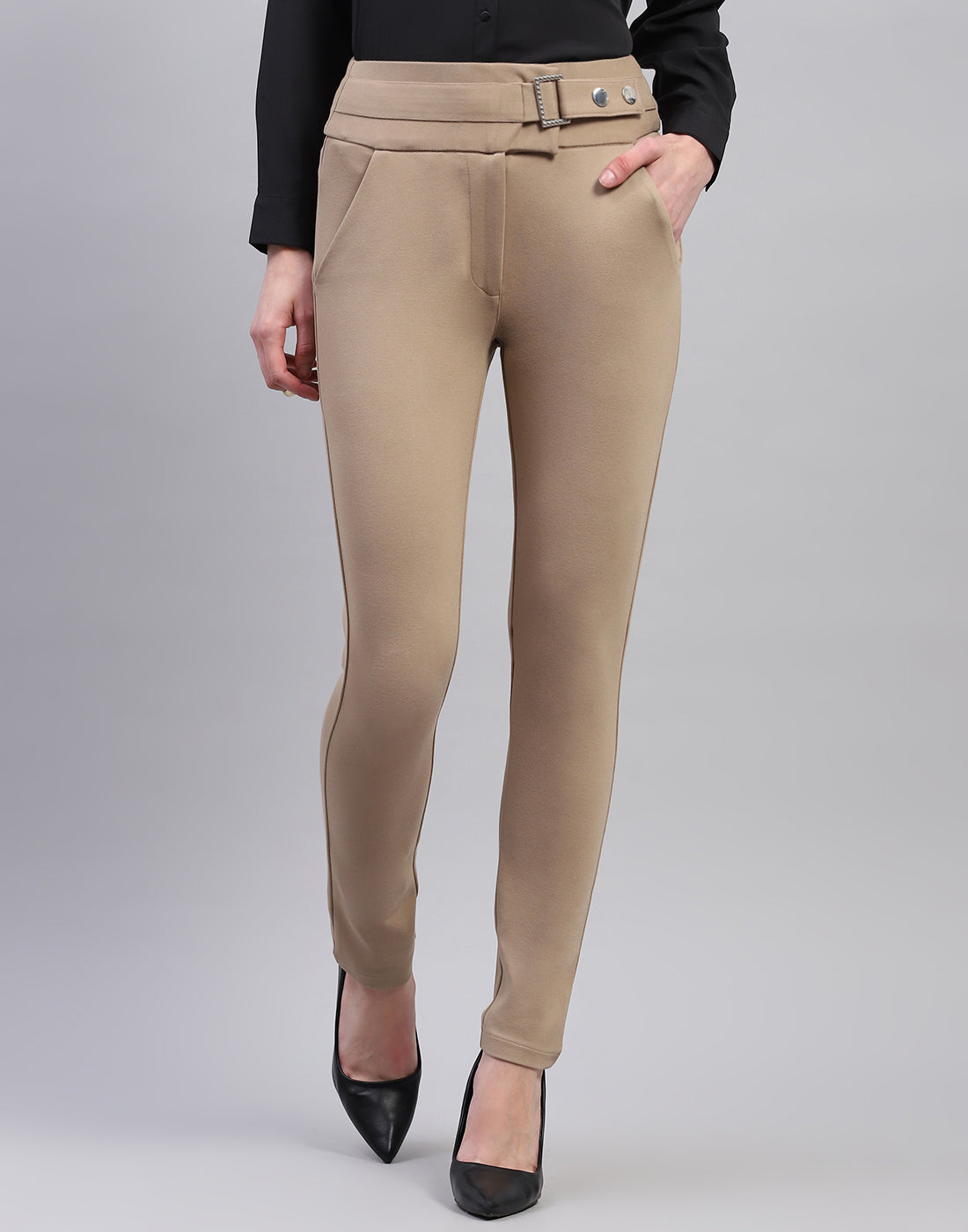 Monte Carlo Women Jegging Beige M