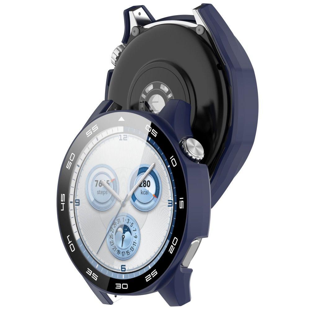 with Scale Screen Protector Tempered PC Cover Shell Protective Case for Huawei Watch GT 5 46MM