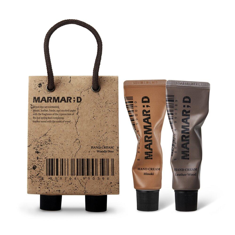 

MARMAR;D Woody Hand Cream Duo Set (Hinoki 50mL + Leather Wood 50mL)