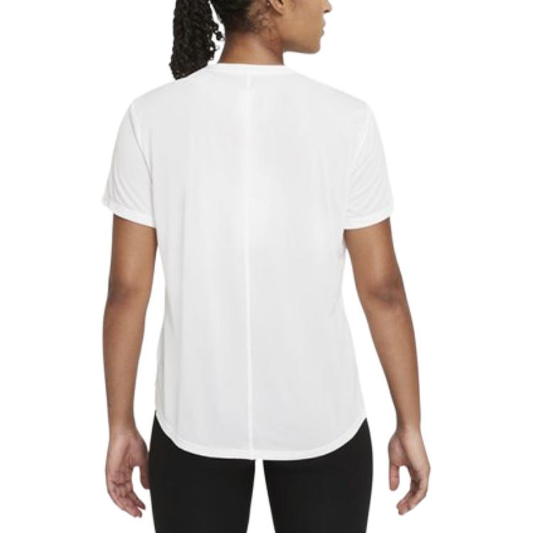 Nike T Shirts Women's White Crew Neck Moderate DD0639-100