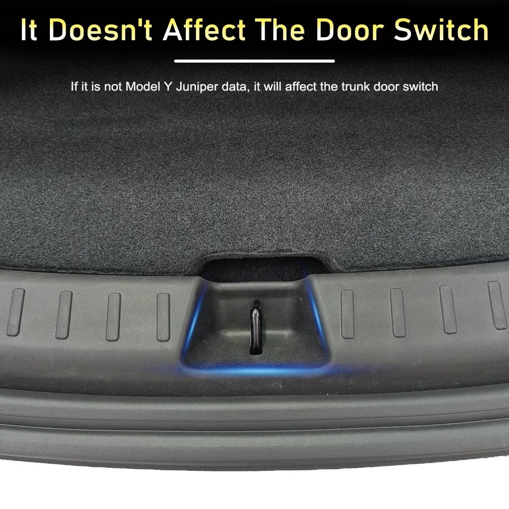 For Tesla Model Y Juniper 2025 2026 Trunk Threshold Strip Mats Sill Guard Rear Cargo Anti Scratch Protector Interior Accessories