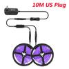 DC 12V UV LED Light Strip Flexible 385-400nm Black Light 2835 SMD 5M 10M 15M Diode Tape for Cloakroom DJ Glow Fluorescence Party