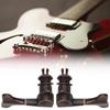 6PCS Fishtail Shaped Bass Tuning Key Pegs Metal Bass Parts Bass Tuners  Electric Bass Guitar