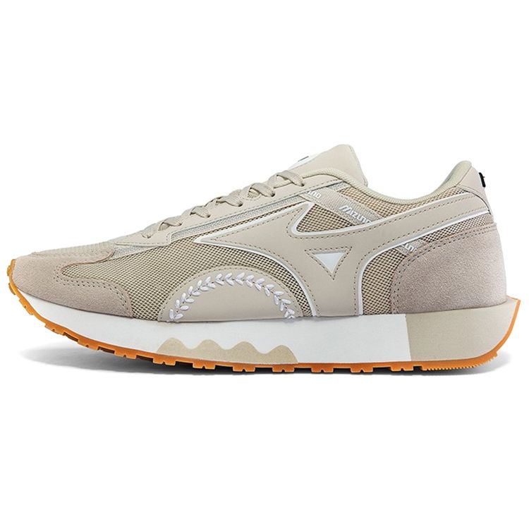 Mizuno LG 70s Baseball Retro Non-Slip Wear-Resistant Breathable Low-Top Training Shoes Unisex Sneakers Gray White D1GH220501