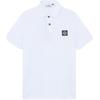 Solid Color Button Slim Fit Short Sleeve Polo Shirt Men Tops White K2S152200005S0017-V1001