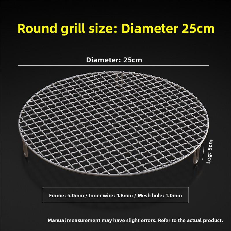 Food Grade 304 Stainless Steel Square Grill Mesh Pork Smoking Rack Charcoal Grill Cooking Tool for Indoor And Outdoor BBQ