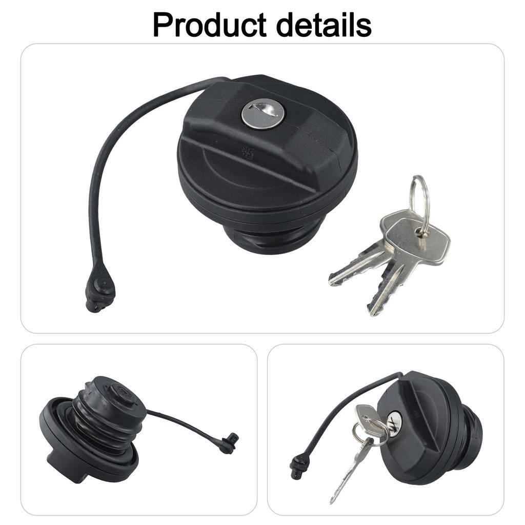 For Land Rover For Defender Fuel Filler Cap with Keys Sturdy Design for Easy Replacement and Secure Locking Mechanism