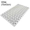 Hollow Hydrophobic Thicken Anti Slip Pad Shower Bath Mat Antibacterial Suction Cup Bathroom Rug Massage Pad Bathroom Accessories