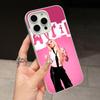 Avril Lavigne Jelly Double layer White Mobile Phone Case for iPhone 17 16 15 14 13 12 11 Air Pro Max Plus Protective